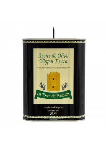 Aceite de Oliva Virgen Extra La Torre de Porcuna 4 Latas de 3 Litros